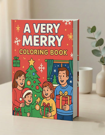 A Very Merry Coloring Book RLE Chi-Town Books, LLC