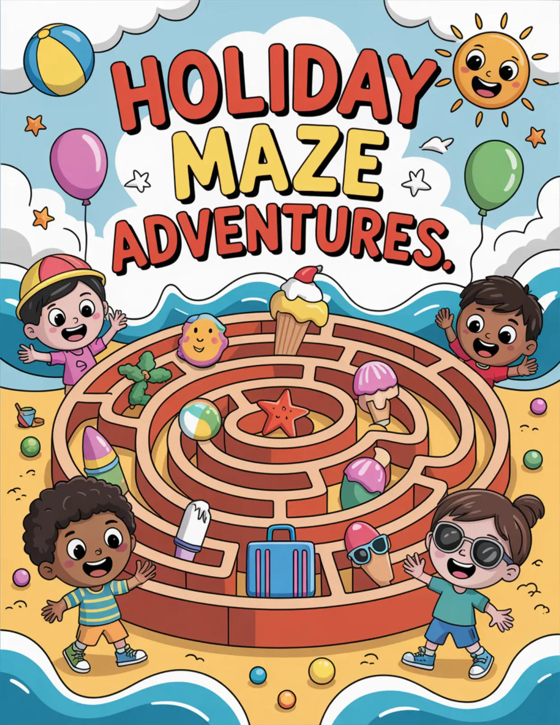 Holiday Maze Adventures RLE Chi-Town Books, LLC