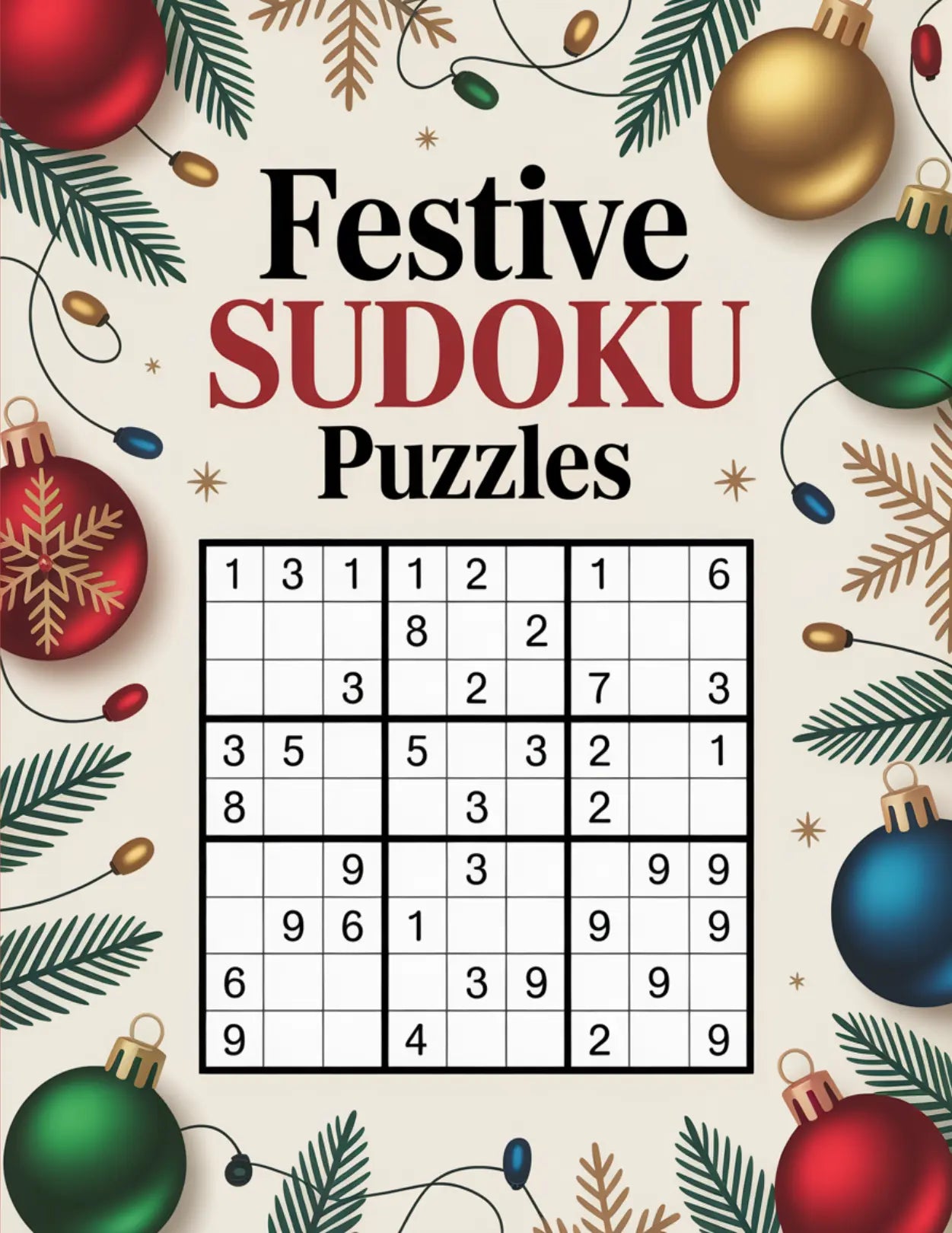 Festive Sudoku Puzzles RLE Chi-Town Books, LLC