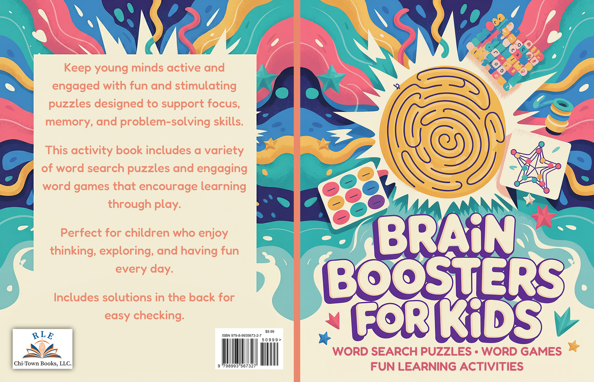 Brain Boosters For Kids RLE Chi-Town Books, LLC