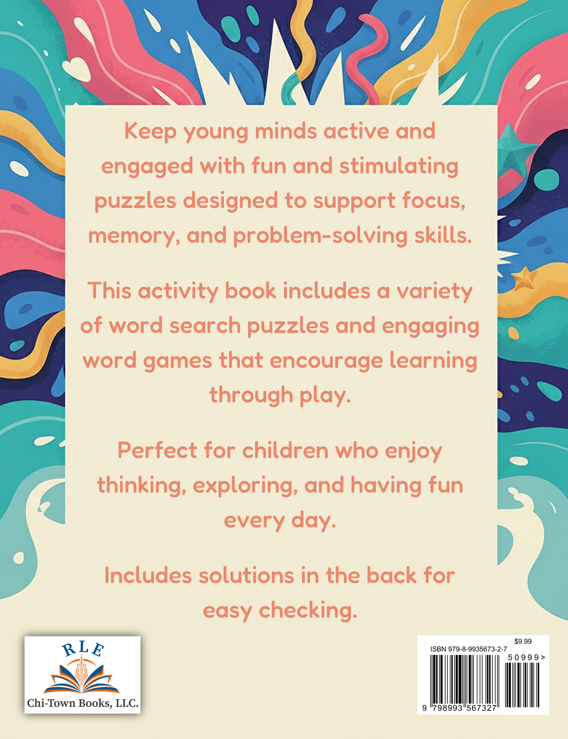 Brain Boosters For Kids RLE Chi-Town Books, LLC