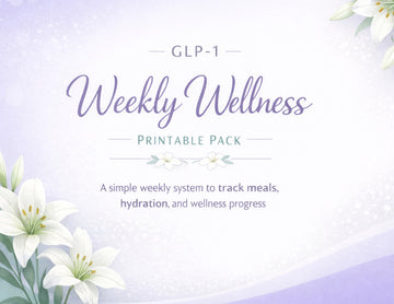 GLP-1 Weekly Wellness Printable Pack RLE Chi-Town Books, LLC