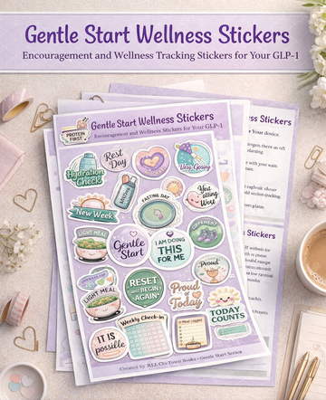 Gentle Start Wellness Stickers RLE Chi-Town Books, LLC