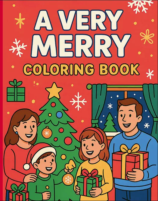 A Very Merry Coloring Book RLE Chi-Town Books, LLC