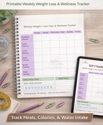 Weekly Wellness & Calorie Tracker (Digital) RLE Chi-Town Books, LLC