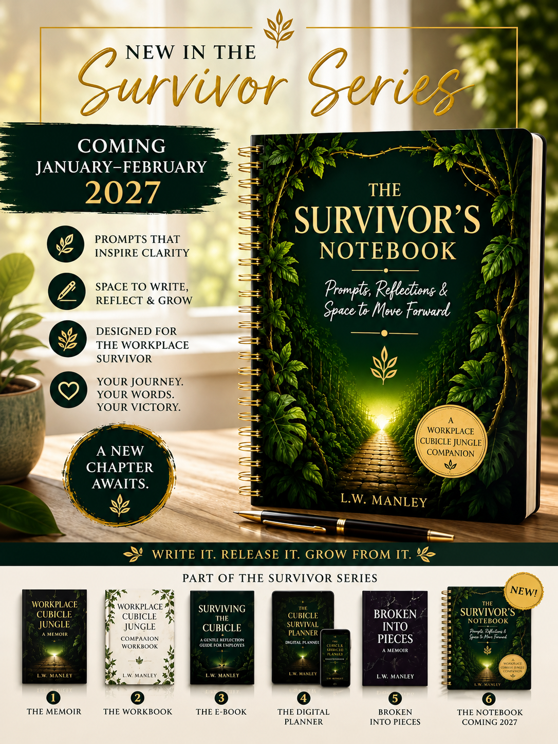 Workplace Cubicle Jungle Companion Workbook RLE Chi-Town Books, LLC