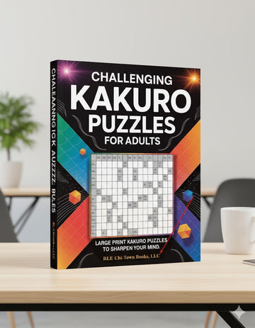 Challenging Kakuro Puzzles For Adults RLE Chi-Town Books, LLC